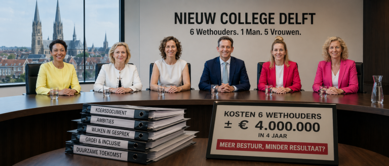 Zes wethouders, nul nieuwe koers