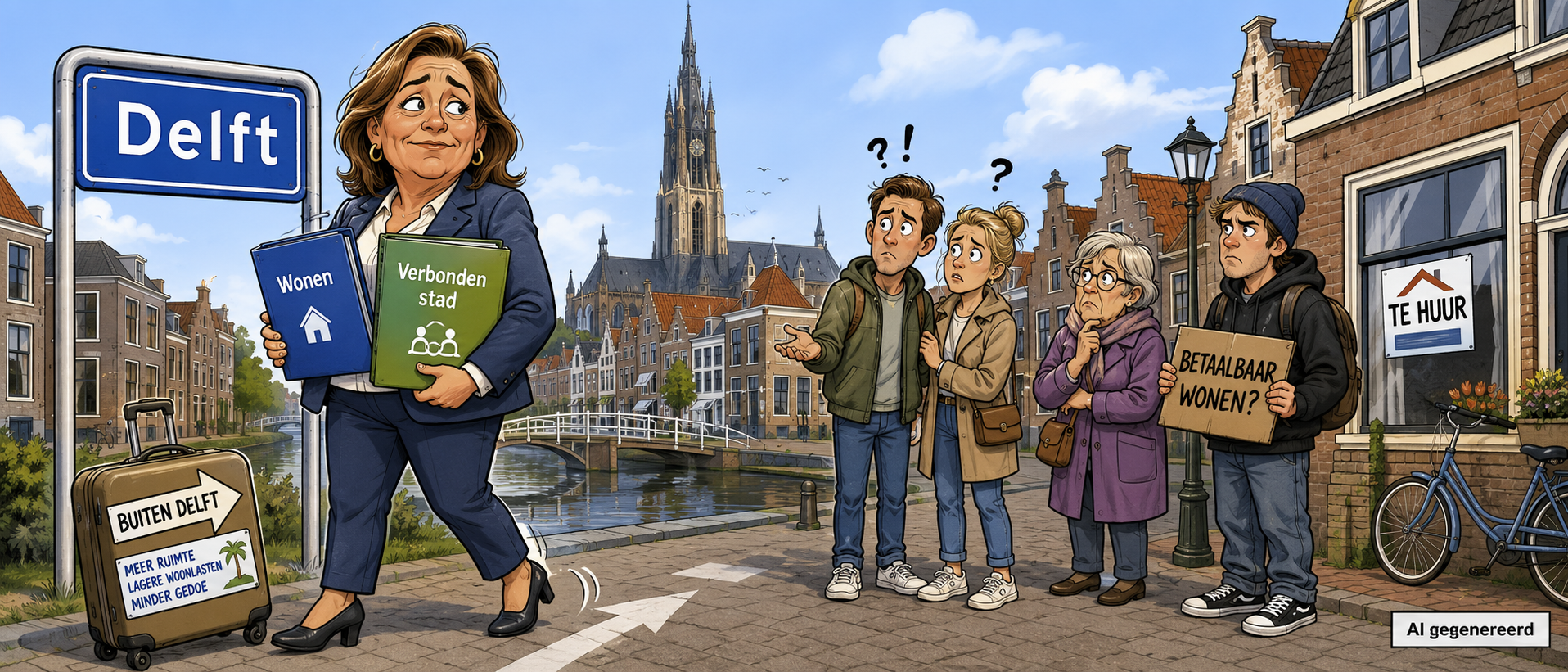 PVV Delft dient motie van afkeuring in tegen voordracht wethouder die niet in Delft wil wonen